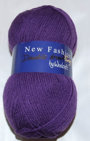 New Fashion DK Yarn 10 Pack Aubergine 725 - Click Image to Close